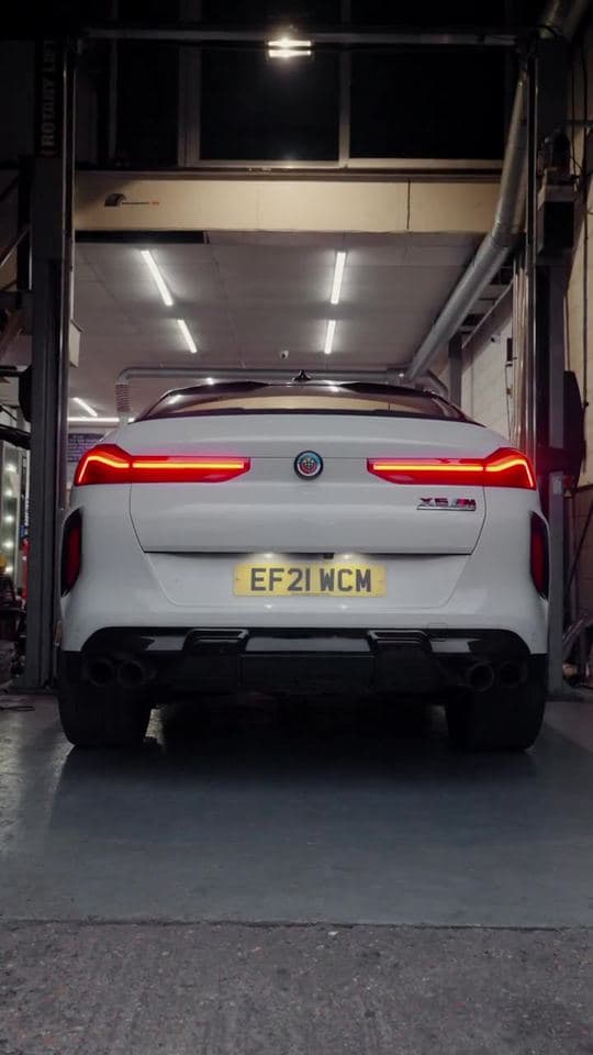 BMW X6M — decat