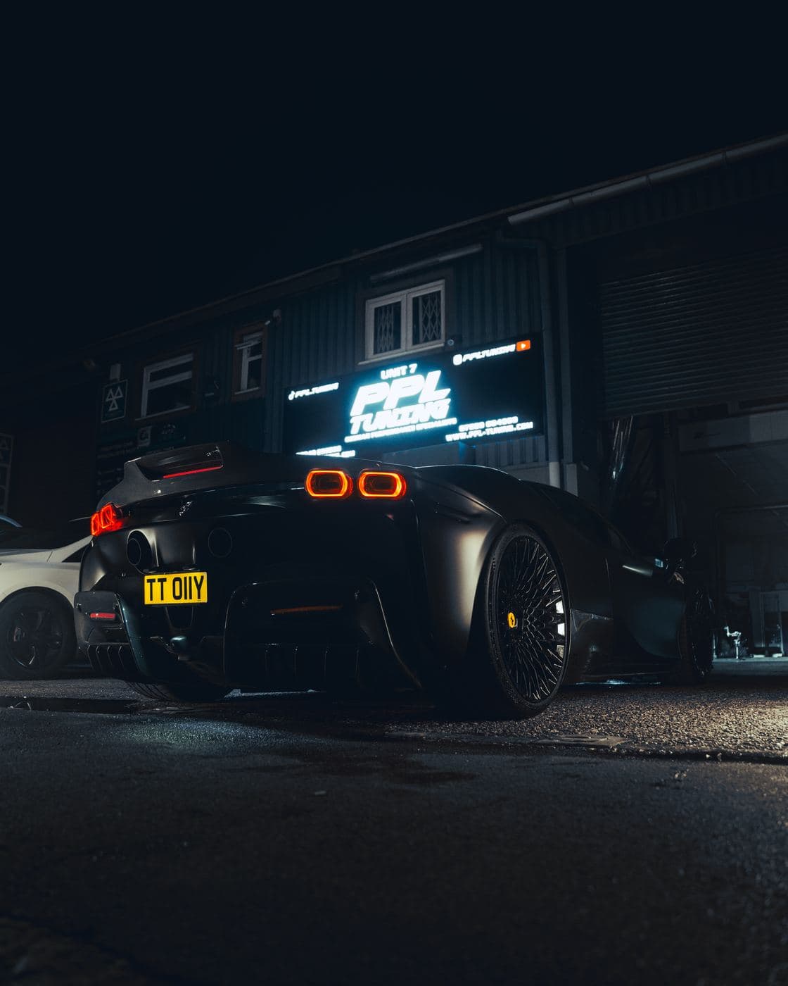 Satin-black SF90 & McLaren at PPL Tuning — photo 2